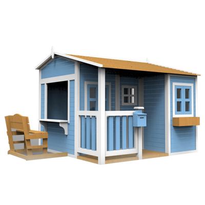 China Cheap Price Easily Assembled Easily Assembled Wooden Kid Playhouse For Kids for sale