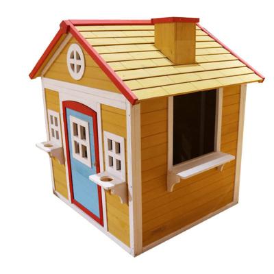 China Best Gift Outdoor Hut Easily Collected Wooden Kids Garden Small Cubby House for Kids Wendy Wood Outdoor for sale