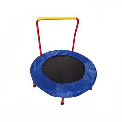 China Indoor PVC Rubber Band 36Inch Kids Toys Jumping Trampoline Folding With Handle for sale