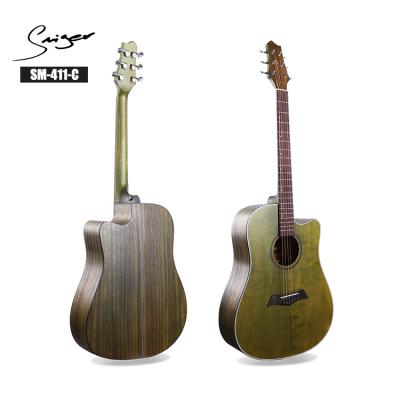 China A Fir In Stock Cheaper Guitar 41 Inch Acoustic Guitar With Free Guitar Bag for sale