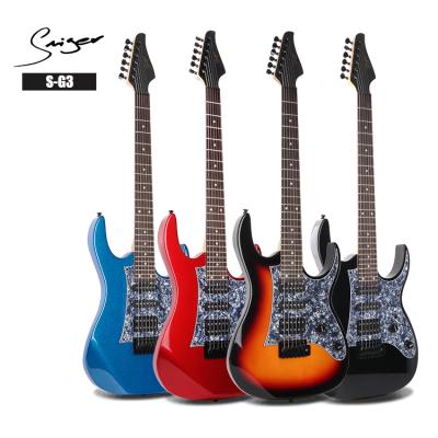 China Linden Smiger Brand New China Factory Price Custom Guitar St Electric Guitar for sale