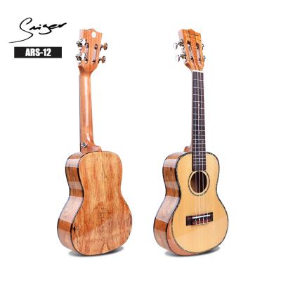 China Armrest Solid Ukulele 24inch China AA Fir Ukulele Solid Spruce Guitar for sale