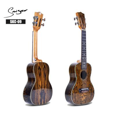 China NEW designed AA Bocote Simger string ukulele bass 23 inch ukulele machine heads jazz ukulele for sale