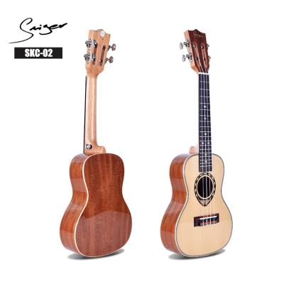 China Hawaii Ukulele Flawless Flawless Top Concert Ukulele Custom Logo With Ukulele Bag for sale