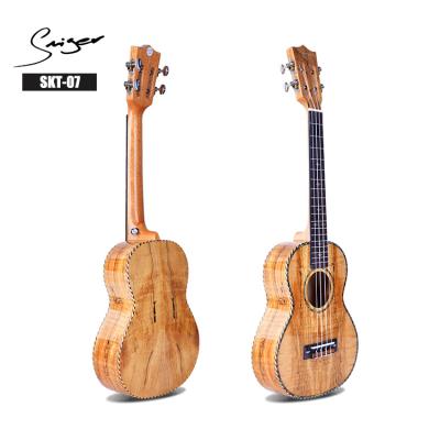 China Spalted Maple China Smiger Ukulele Factory Ukulele Bass Guitar Ukulele 26 Inch for sale