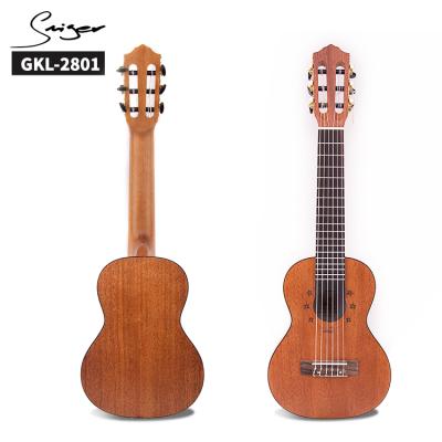 China High Quality Affordable Smiger Mahogany Guitarlele 28 Inch Strings 6 Inch for sale