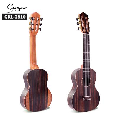 China High Quality Affordable 28 Inch Ebony Smiger Ebony 6 String Guitarlele for sale