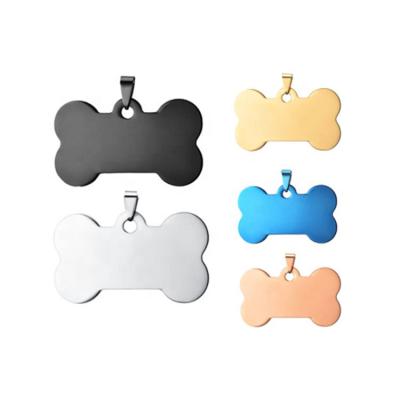 China China Customized Aluminum Dog And Cat Bone Pet Tags Engraved ID Tags for sale