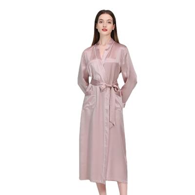 China Custom Women's Multi-choice Elegant Kimono Bathrobe QUICK DRY Logo Plain Long Bath Robe for sale