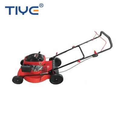 China Lawn Mower With Four Wheels Hand Push 60L for sale