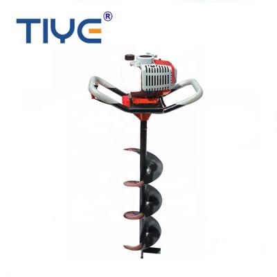 China TIYE Digger Barrena De Tierra 52cc Power Gasoline Earth Auger Post Hole 62x41x30cm for sale