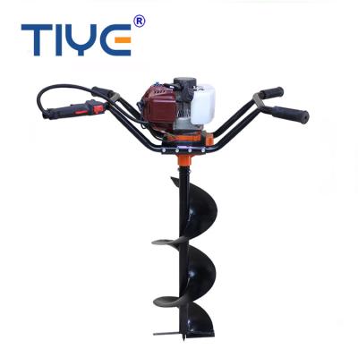 China Anti-skid Handle 71cc Earth Auger Tree Planting Digging Machine For Sale for sale