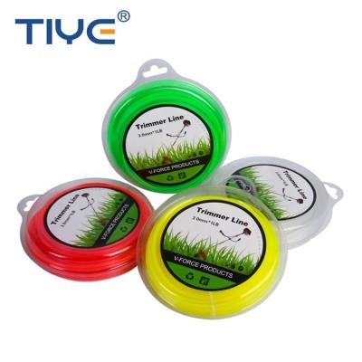 China Trimming Grass 2mm 2.4mm 2.4 Mm 2.7mm 3mm 3.3mm 1Lb Garden Brush Cutter Cutting Grass Hedge Trimmers Nylon Line for sale