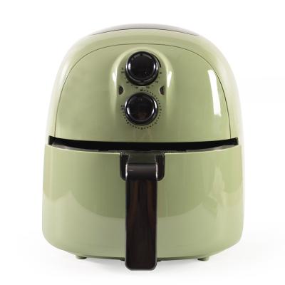 China Easy Operate Good Quality Non Stick Double Button Oil Minus Wholesale Air Fryer Custom for sale