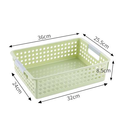 China Home Plastic Multi-color Portable Basket Large Capacity Storage Toy Inventory Storage for sale