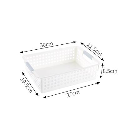 China Stock Color Plastic Sundries Custom Storage Basket for sale