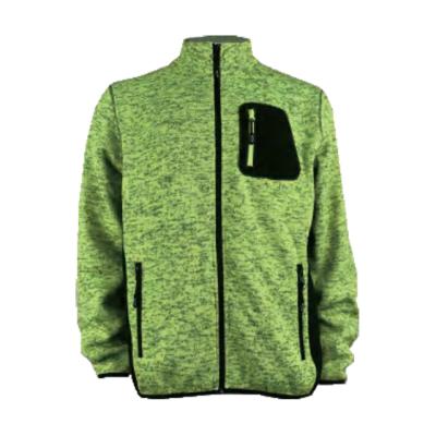 China Polyester Custom Colors Work Jacket Outdoor Hiking Wear Knit Jacket for sale