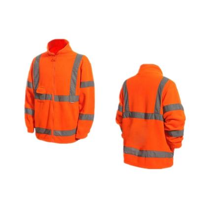 China ICS Hivis Jacket 100%Polyester Reflective Outdoor Fleece Shirt for sale