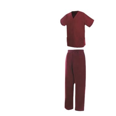 China Hot Sale V-Neck Hospital Uniforms Work Environments Medical Nursing Scrub Uniform Scrub Sets Uniform Women Nursing for sale