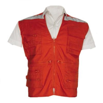 China Oil wholesale market unisex work vest with four pockets for sale