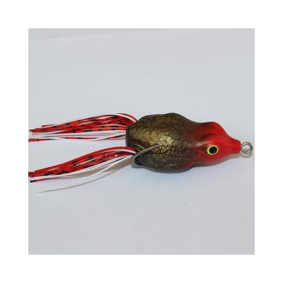 China Hot Selling Topwater Bass Frog Bait Small Portable Bait Bionic Animal Bait for sale