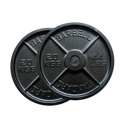 China Universal Cast Iron Olimpic Weight Plates For Strength Training for sale