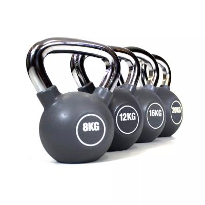 China Home Use Lecheng PU Coated Kettlebell for sale