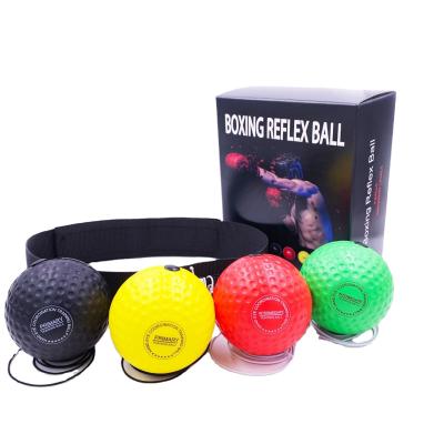 China Lecheng Nylon Boxing Ball Reaction Ball Reflex Set for sale