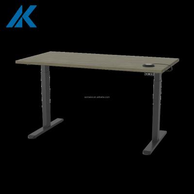 China (Height) AOKE Adjustable Two Presents Cheap Electric Height Adjustable Standing Desk For Office With Dual Motor Desk for sale