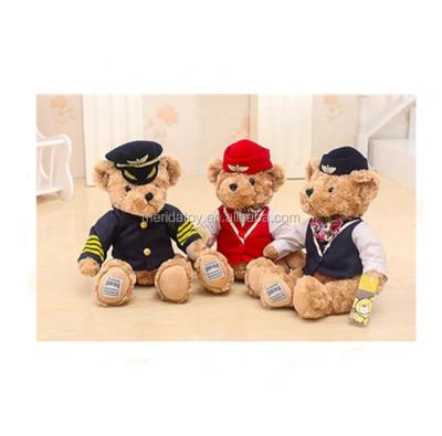 China 2016hot sale fashion valentine funny gift stuffed teddy bear teddy bear uniform for sale