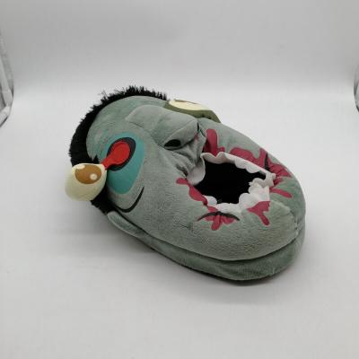 China CUSHIONING Zombie Plush Shoes Stuffed Indoor Shoes Slippers Room Slippers for sale