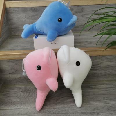 China Navy Blue Pink Toys Animal Toy For Kids Cute Soft Cartoon BSCI Factory Dolphin Plush Toys for sale