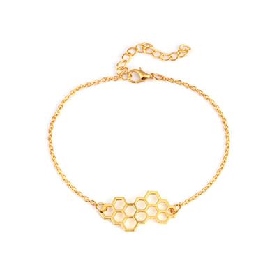 China High Quality Promotion Beehive Honeycomb Bracelet Hive Honeycomb Bracelet Eco-friendly for sale