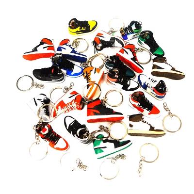 China Free shipping Dropshipping gift promotion retro OG Chicago 3d mini shoes high air 1 free shipping keychains with mini box for sale