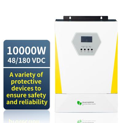 China Hybrid Solar Inverter  10kw With Mppt For Solar Power System For Home And Government 495*312*250 for sale