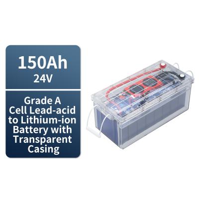 China Power Tools 25.6V 150A cost-effective -grade lithium iron phosphate battery with transparent casing and built-in BMS for sale