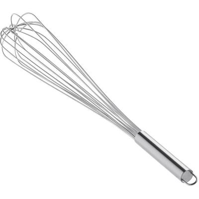 China Home Kitchen 22 Inch Stainless Steel Wire French Whisk / Beater with Hang Hook for Restaurant for sale