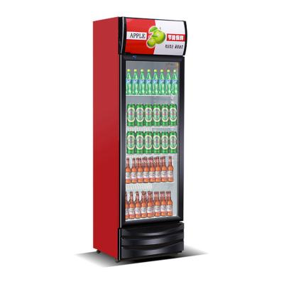 China Eco-friendly Supermarket Beverage Display Cooler Commercial Vertical Upright Fridge Freezer for sale