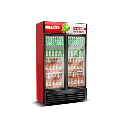 China Eco-friendly Supermarket Store Beverage Wine Refrigerator Commercial Vertical Upright Cooler for sale