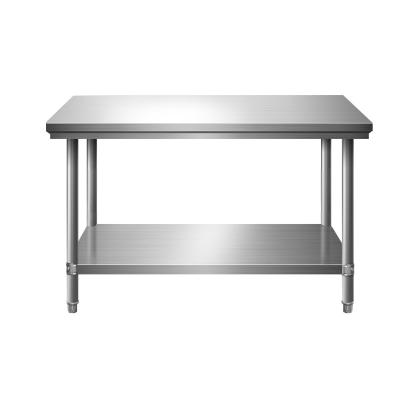 China Eco - Friendly Restaurant Hotel Use Stainless Steel Work Table 1 Tier 2 Tiers 3 Tiers for sale