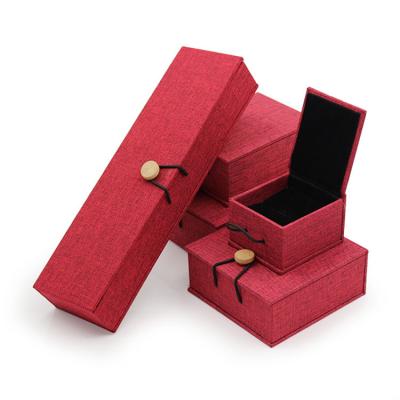 China TianYi Different Packaging Cloth Jewelry Box Storage Case For Ring Earring Necklace Packaging A Box Which Ties for sale