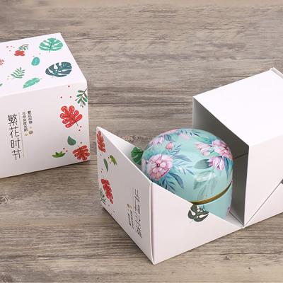 China Recyclable Customized by Chinese Manufacturers Printed Luxury Tea Gift Packages Looking for Gift Packing Crates Gift Box with Ribbon Flat Pack for sale