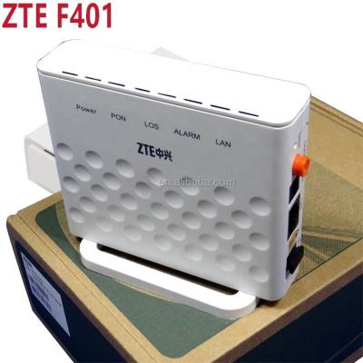 China FTTH ZTE F401 EPON ONU Refurbished Used Factory Price Ontario Indonesia Vietnam Thailand Philippines Russia DDP Free Customs Tax for sale