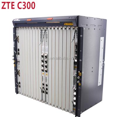 China FTTH GPON EPON GEPON ZTE OLT ZXA10 C300 21 Inch 16 Ports C+ C++ SFP Module GTGH 10G PON ZTE C300 OLT Optical Line Terminal Chassis for sale