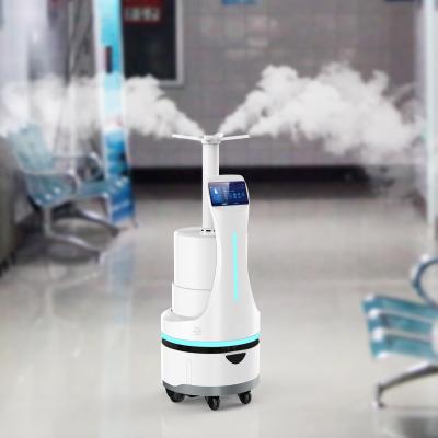 China Medical Treatment Reeman Disinfection Smart Spray Sterilization Robot Fogging Hands Free Disinfection Robot for sale