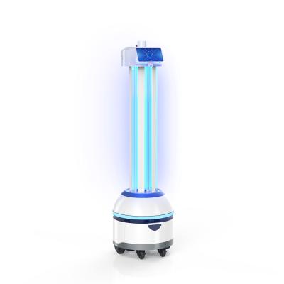 China Medical Treatment Reeman Sterilizer Bulb High Intensity UV-C Route Planned Disinfection Robot Remote Navigation UVC Robot for sale