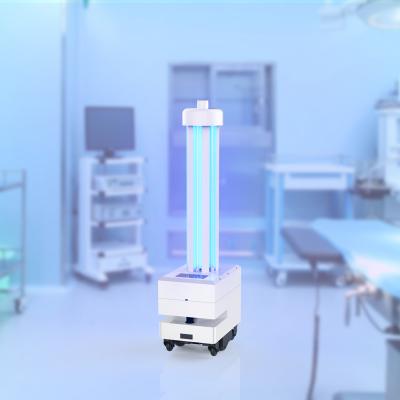 China Indoor Hotels Robot Disinfection Advanced Intelligent UV-C Sterilization Remote Intelligent Automatic Robot for sale