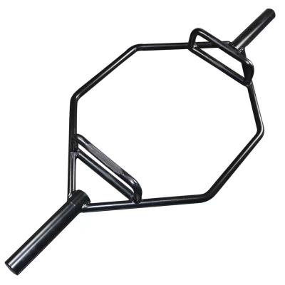 China Eco-friendly Weight Lifting Shrug Bar Gym Fitness Weightlifting Hex Bar Trap Bar for sale