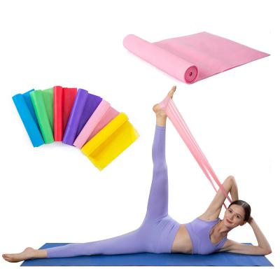 China AX Resistance Bands 1.5m Theraband Physical Workout Stretch Bands Yoga Fitness Exercise Resistance Band Elastic Stretch Band for sale