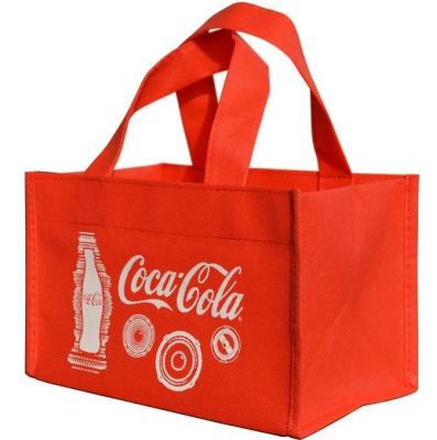 China Light Audit Factory Cola TCCC Coke Nonwoven Shopping Bag for sale